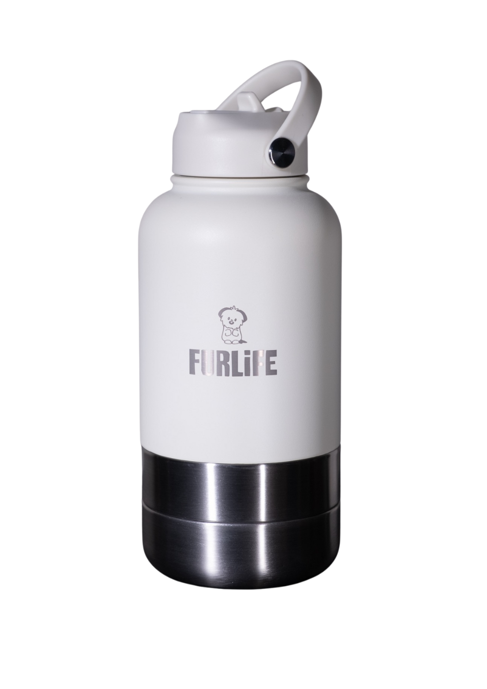 FurLife Portable Pet Water Bottle with Detachable Bowls