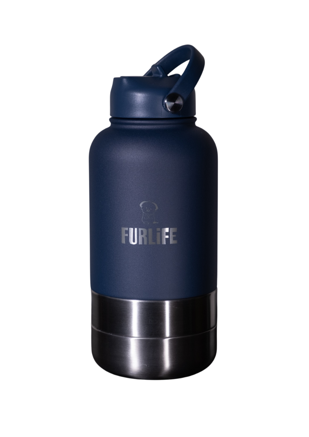 FurLife Portable Pet Water Bottle with Detachable Bowls