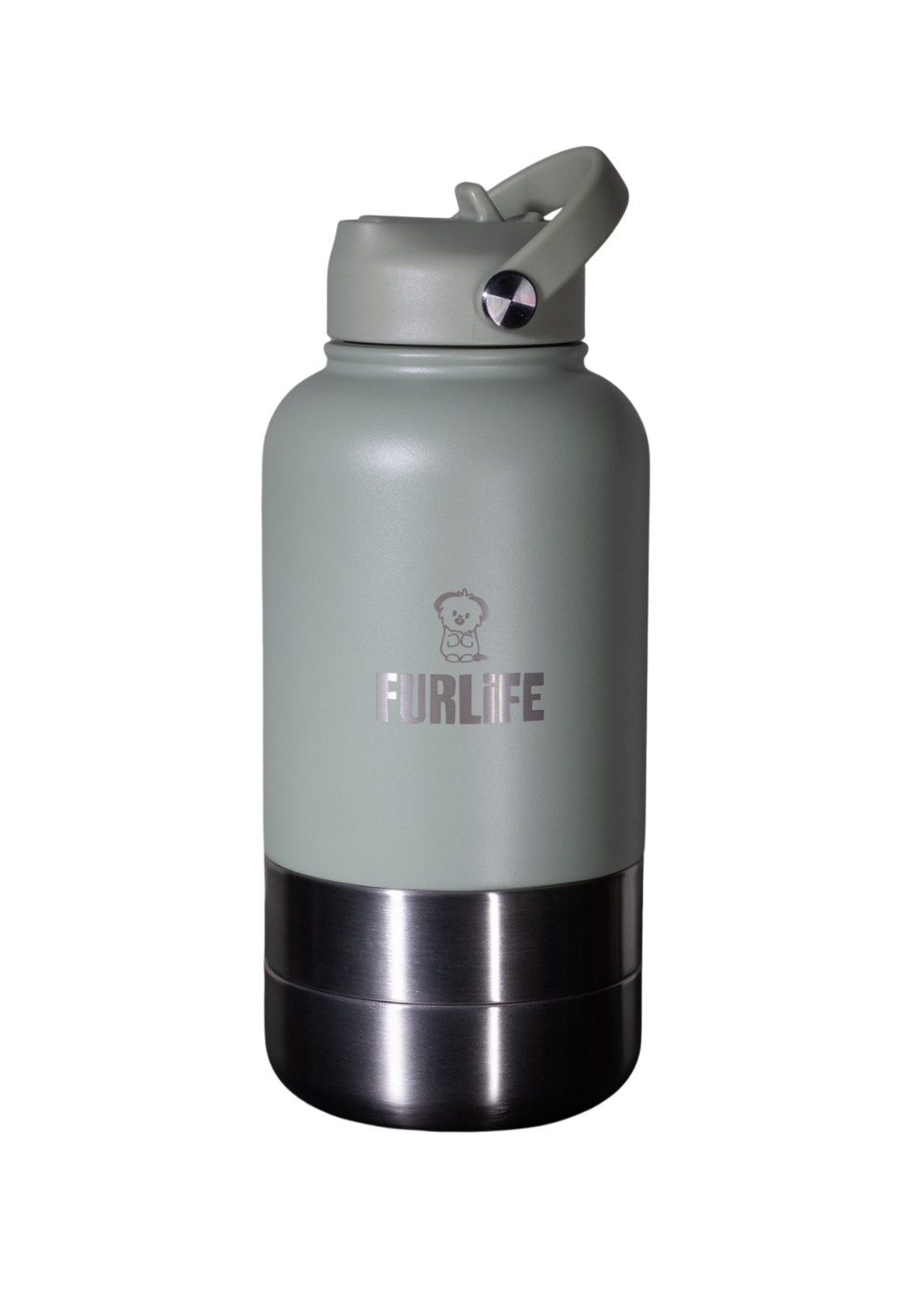 FurLife Portable Pet Water Bottle with Detachable Bowls