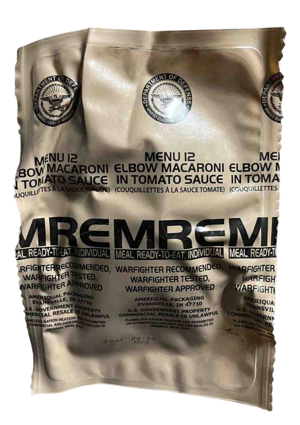 MRE 2024 (Military Ready-to-eat) Food
