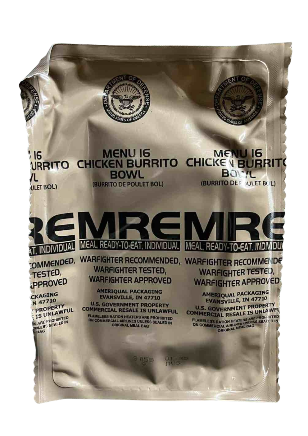MRE 2024 (Military Ready-to-eat) Food