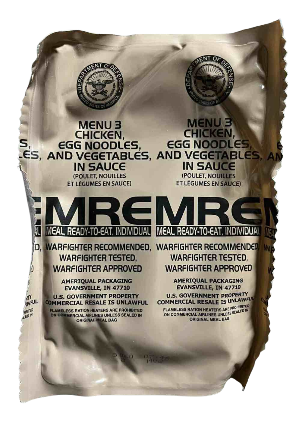 MRE 2024 (Military Ready-to-eat) Food