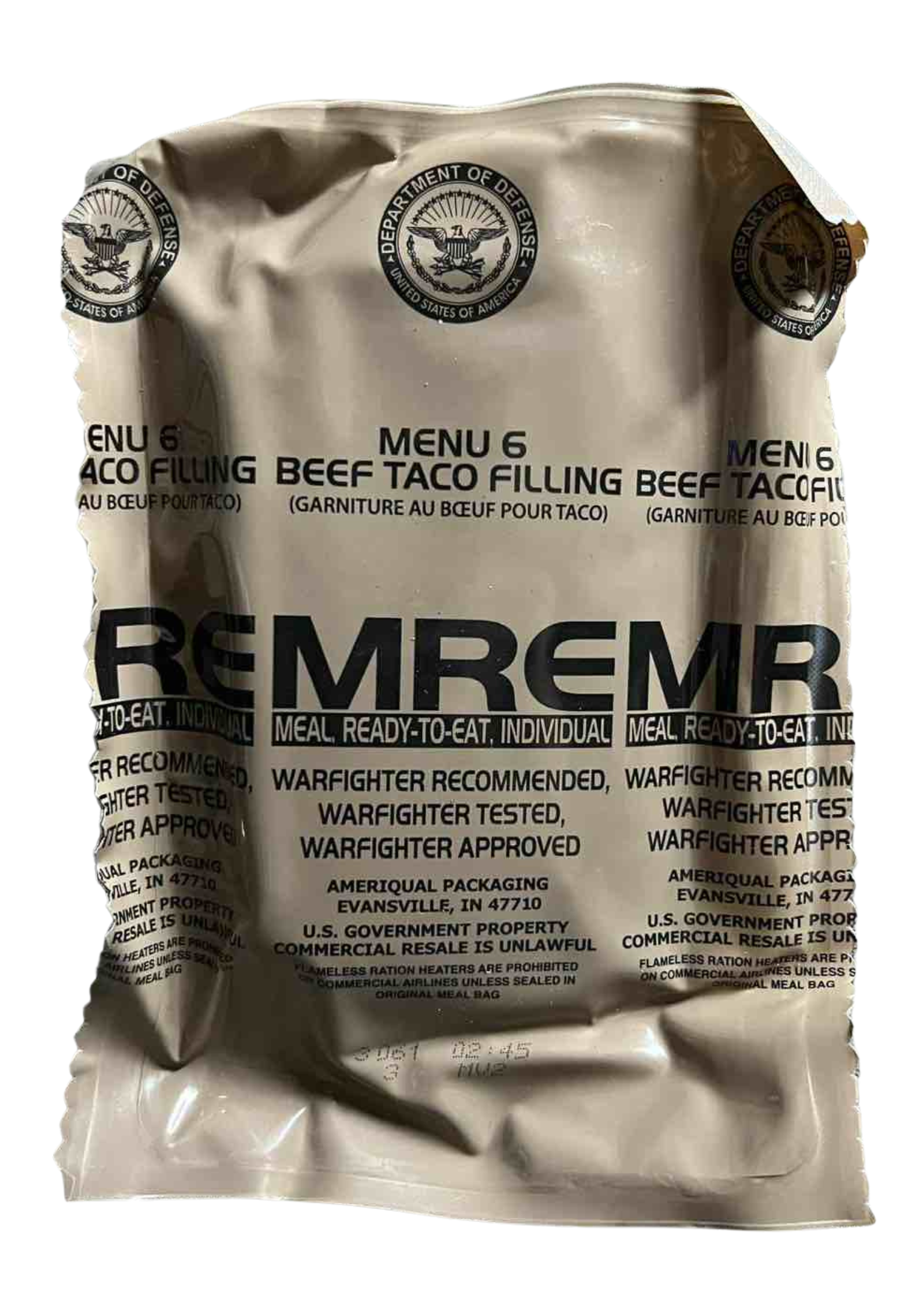 MRE 2024 (Military Ready-to-eat) Food